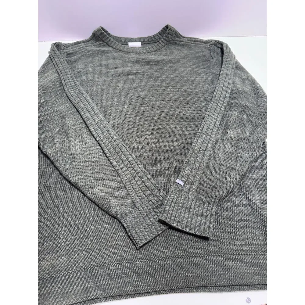 Columbia Fishermen Cable Knit Crewneck Sweater Men’s XL Green Outdoors